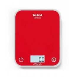 bascula de cocina electronica tefal optiss hasta 5kg roja