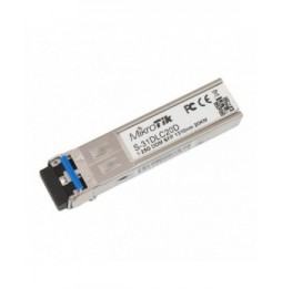 modulo sfp transceptor de fibra optica mikrotik s31dlc20d