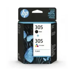 Cartucho de tinta original hp nº305 multipack/ negro/ tricolor