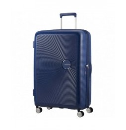 maleta grande american tourister soundbox spinner 77cm 77x515x295cm 4 ruedas azul marino