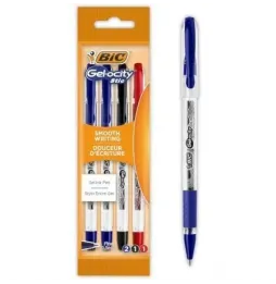 Comprar Boligrafos de Tinta de Gel Retractil Bic Gelocity Stic 992599 