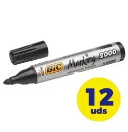 Comprar Caja de Rotuladores Punta Fibra Acrilica Permanente Bic Markin