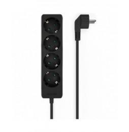 regleta aisens a1540534 4 tomas de corriente cable 14m negro