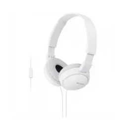 Auriculares sony mdrzx110apw/ con micrófono/ jack 3.5/ blancos