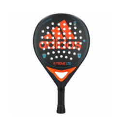 pala de padel adidas pala adidas xtreme ltd negra y naranja