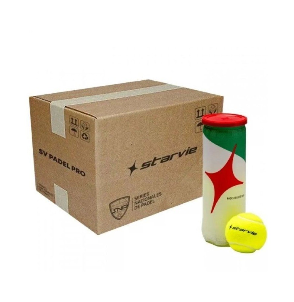 cajon bolas starvie padel master 24 packs de 3 unidades