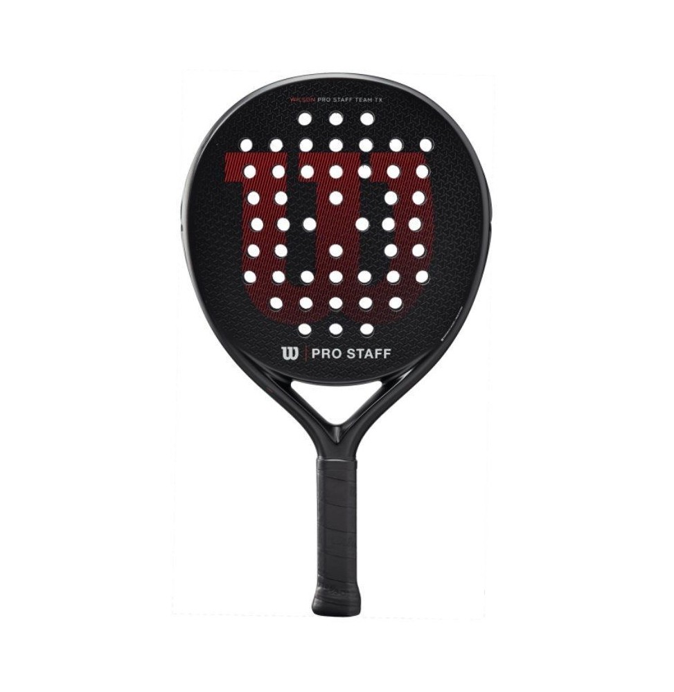 pala de padel wilson pro staff team tx v2 negra y roja pala de padel wilson pro staff team tx v2 negra y roja