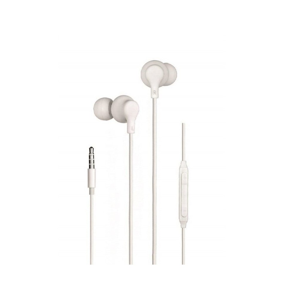 auriculares intrauditivos daewoo dw2014 con microfono jack 35 blancos