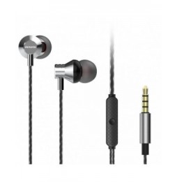 auriculares intrauditivos aiwa estm50sl con microfono jack 35 plateados