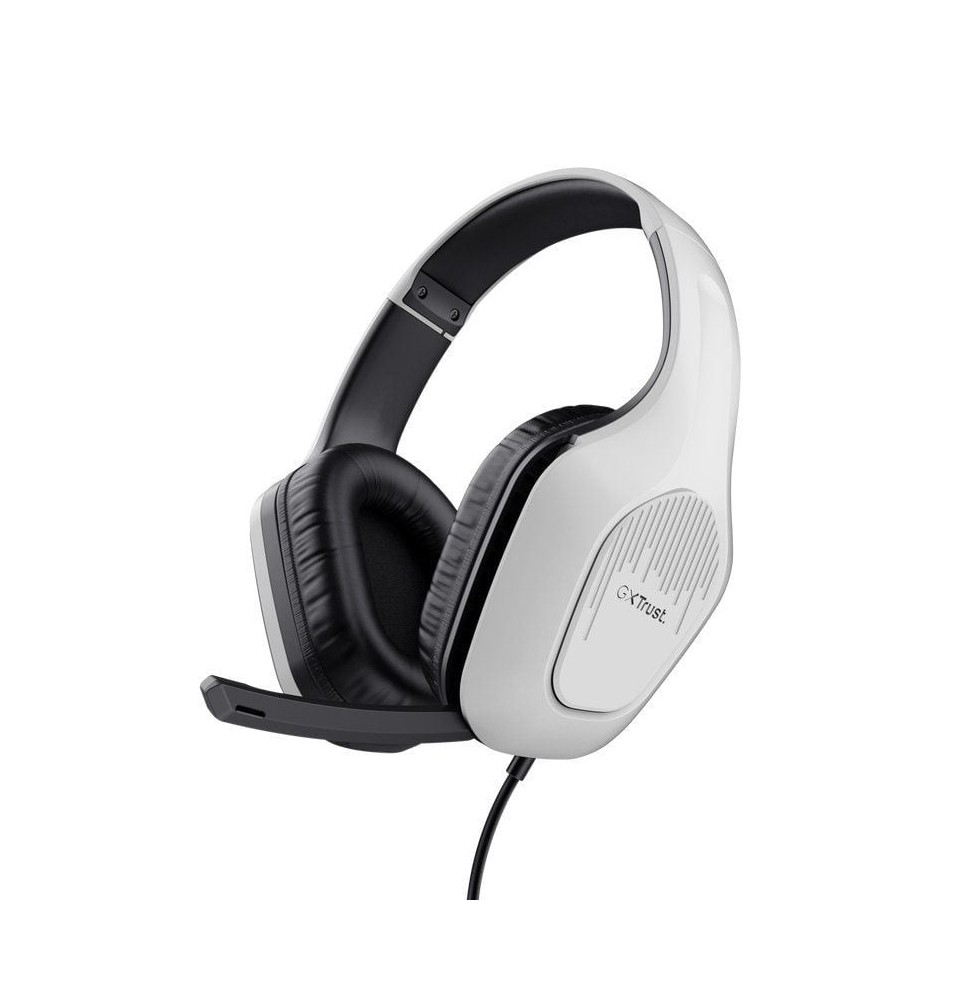 auriculares gaming con microfono trust gaming gxt 415 zirox ps5 jack 35 blancos