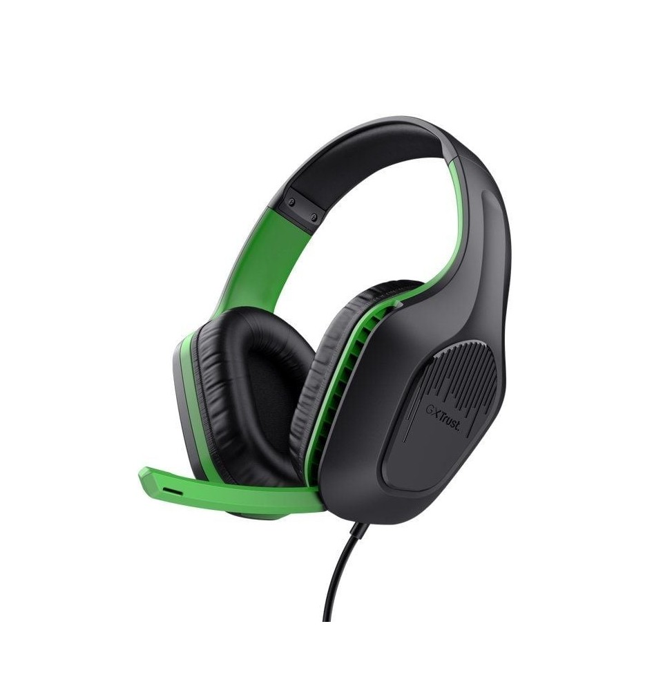 auriculares gaming con microfono trust gaming gxt 415 zirox xbox jack 35 verdes