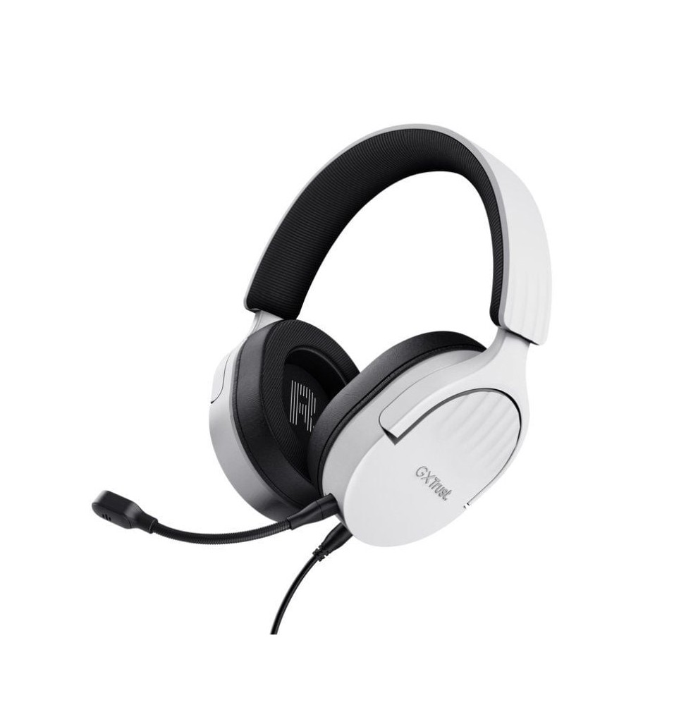 auriculares gaming con microfono trust gaming gxt 489 fayzo jack 35 blancos