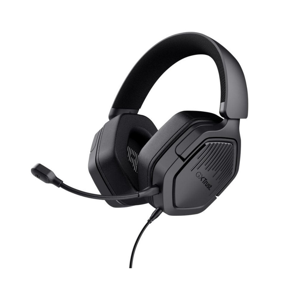auriculares gaming con microfono trust gaming gxt 492 carus jack 35 negros