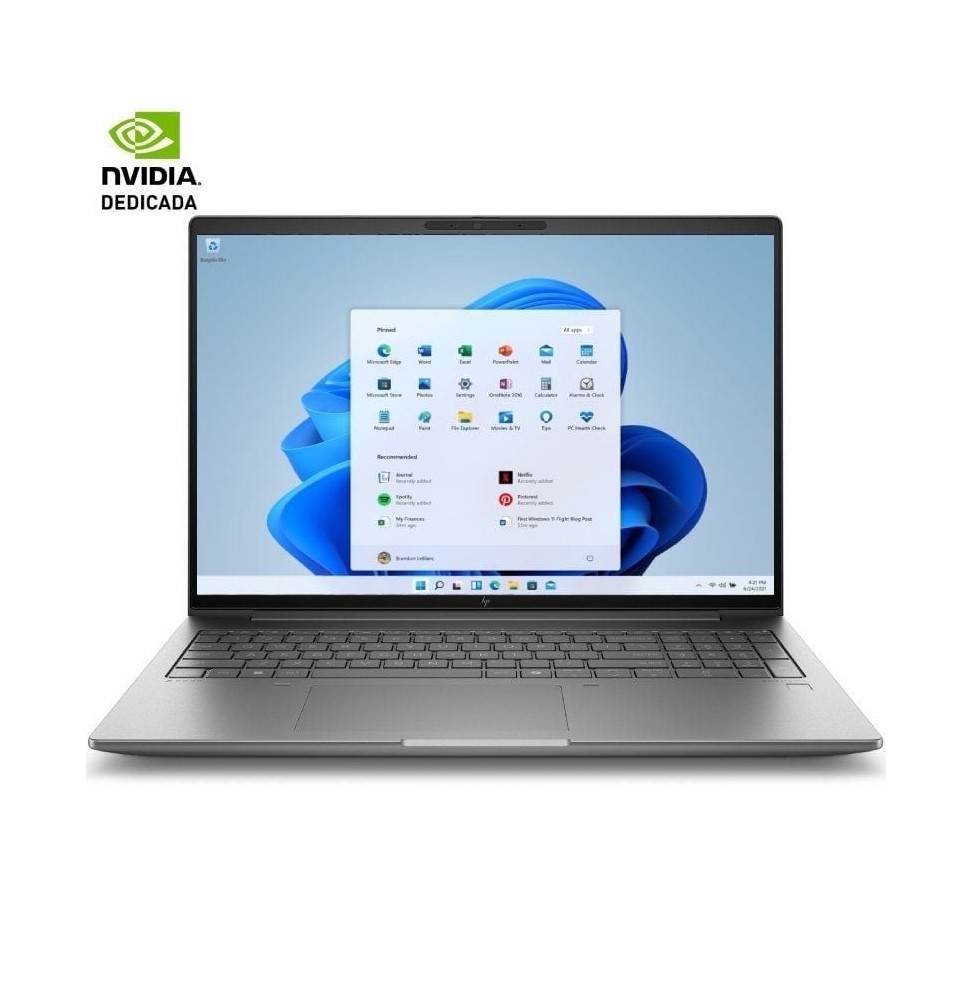 portatil workstation hp zbook power g11 a3zc1et ryzen 9 pro 8945hs 32gb 1tb ssd rtx 2000 ada 16 win11 pro