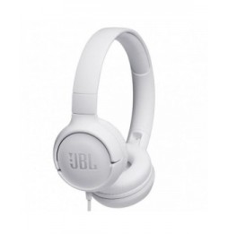 auriculares jbl tune 500 con microfono jack 35 blancos
