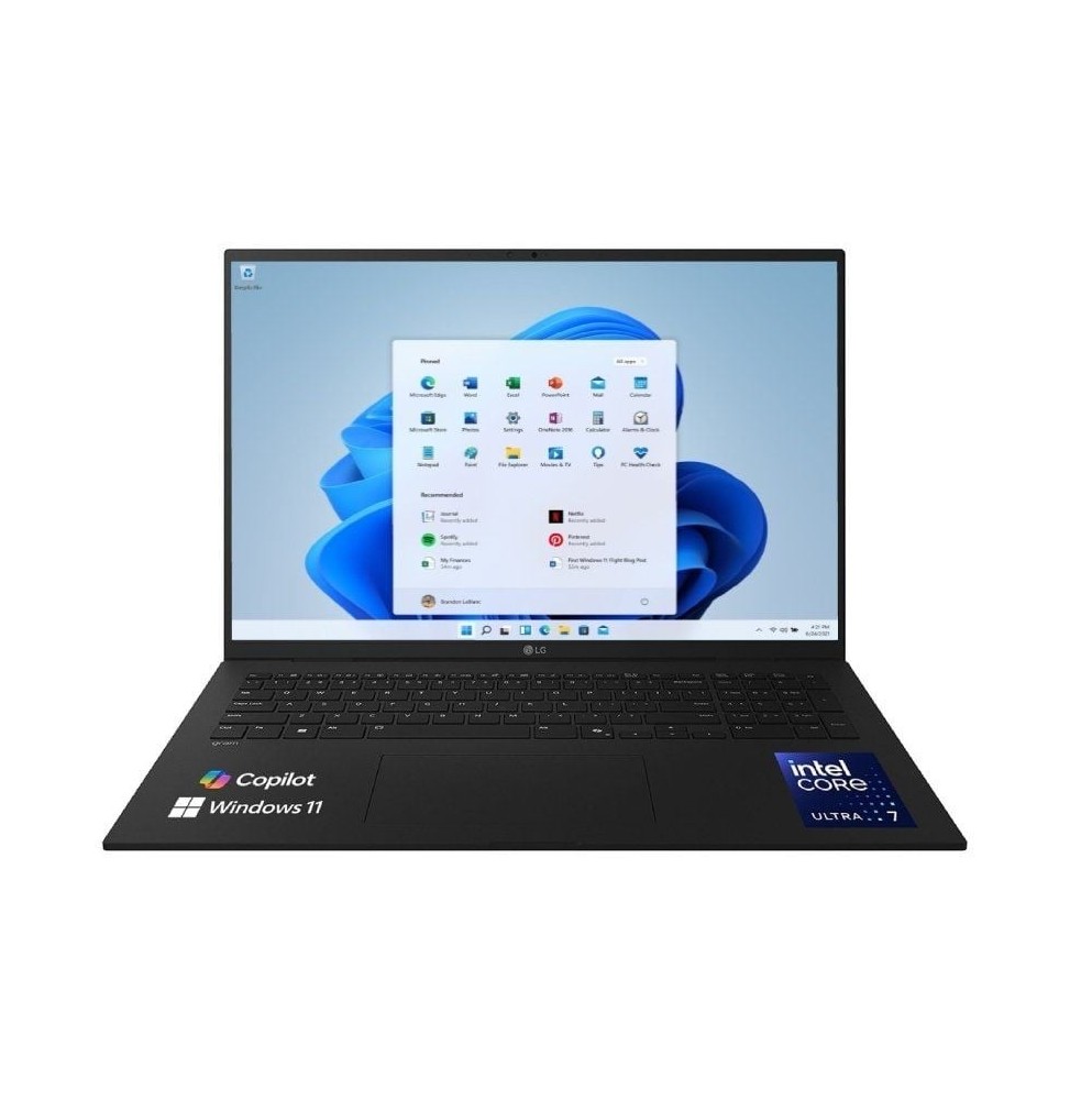 portatil lg gram 17z90tgad88b intel core ultra 7255h 32gb 1tb ssd 17 win11
