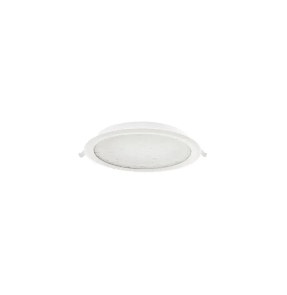 Downlight iglux ig-54-7r-f/ circular/ ø115 x 29.5mm/ potencia 7w/ 640 lúmenes/ 6000ºk/ blanco
