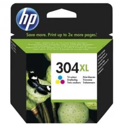 Cartucho de tinta original hp nº304 xl alta capacidad/ tricolor