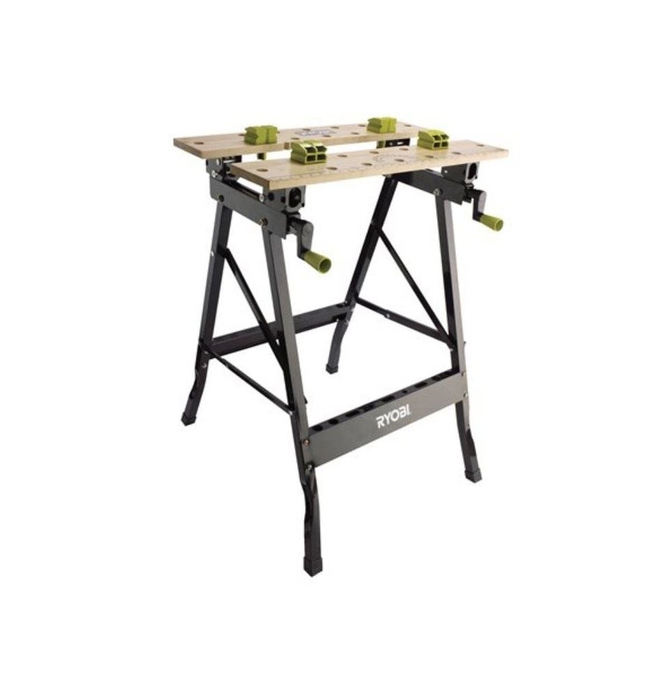 banco de trabajo plegable y ajustable ryobi rwb02