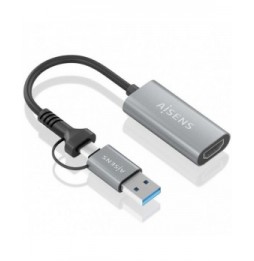 conversor hdmi aisens a1090913 usb usb tipoc 31 macho hdmi macho 15cm gris