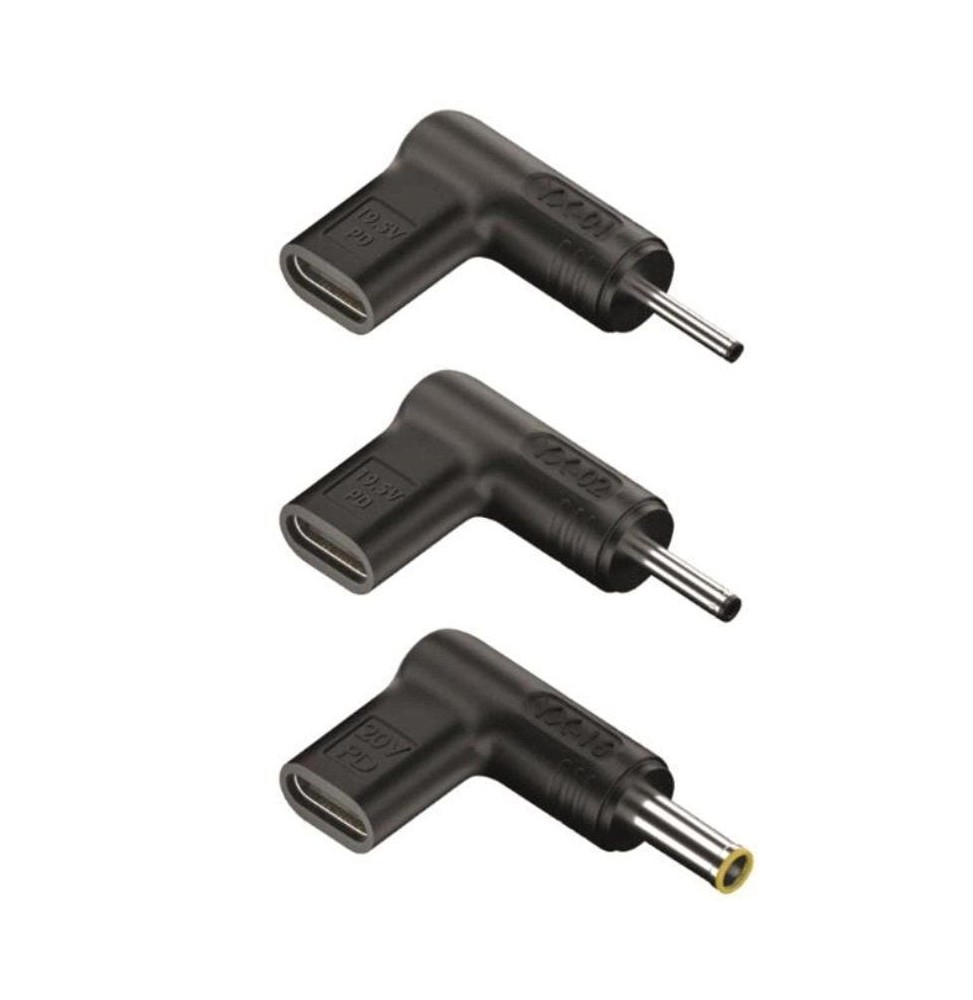 pack 3 clavijas para portatil samsung ngs budsm dc usb tipoc