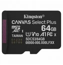 Comprar Tarjeta de Memoria Kingston CANVAS Select Plus 64GB microSD XC
