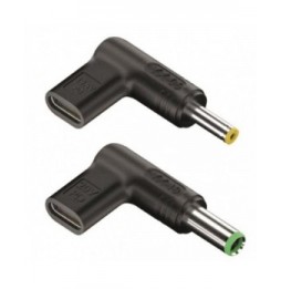 pack 2 clavijas para portatil toshiba ngs budt dc usb tipoc