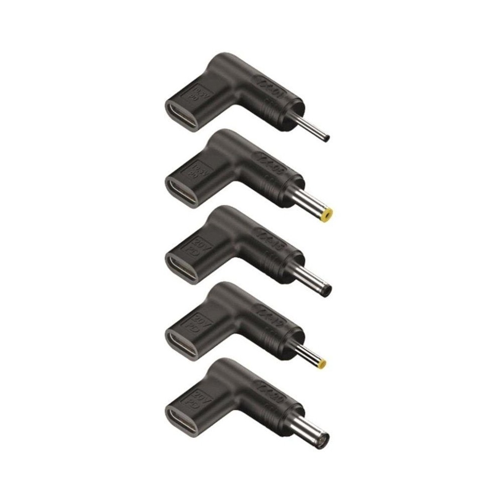 pack 5 clavijas para portatil asus ngs budas dc usb tipoc