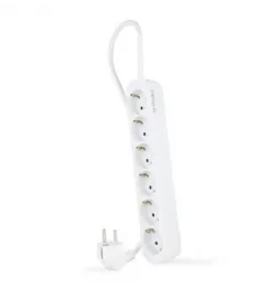 Comprar Regleta Nanocable 10370006NS 6 Tomas de Corriente Cable 14m Bl