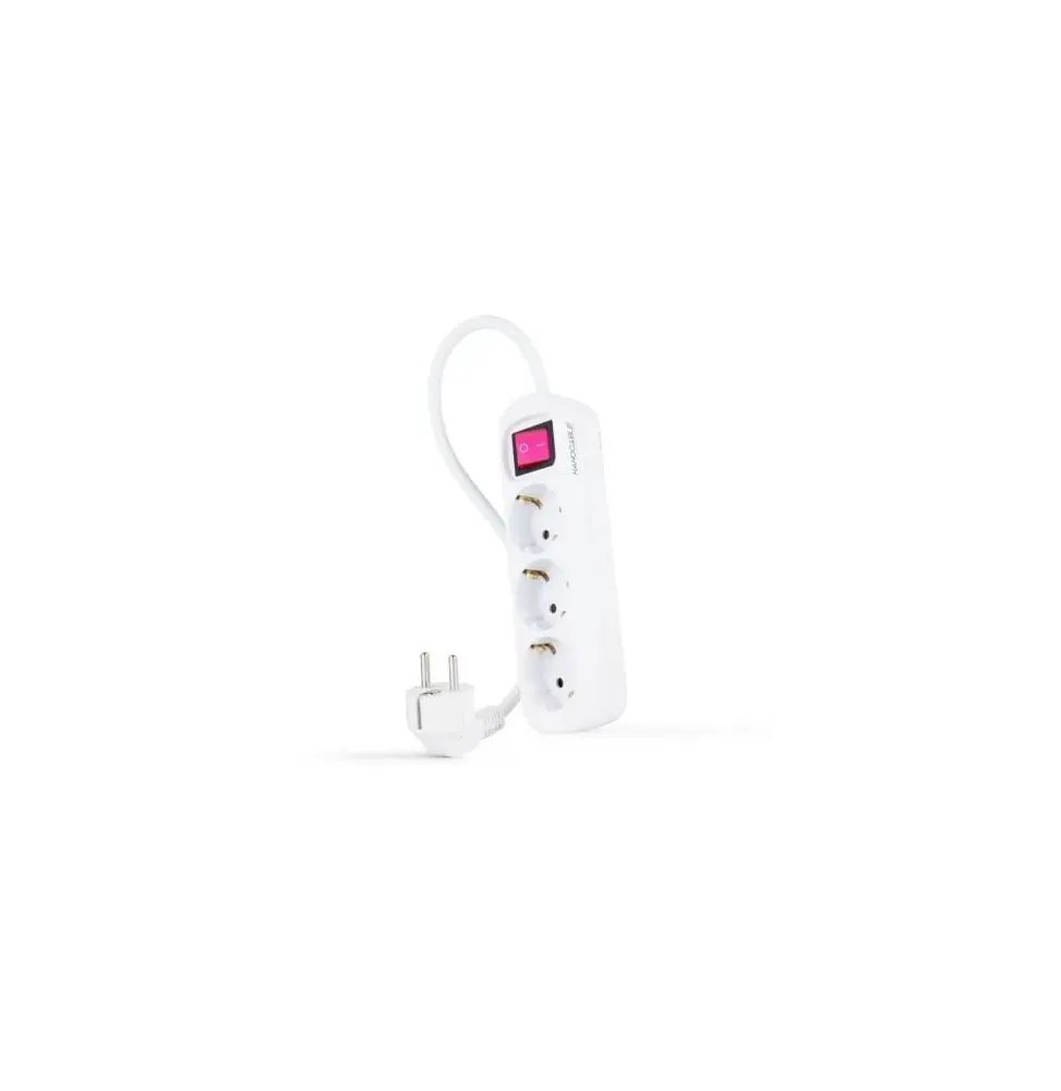 Comprar Regleta con Interruptor Nanocable 10380003 3 Tomas de Corrient