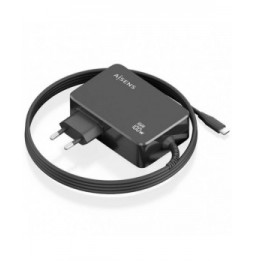 cargador de portatil gan aisens asch1pd100wl50bk usb tipoc 100w automatico voltaje 520v