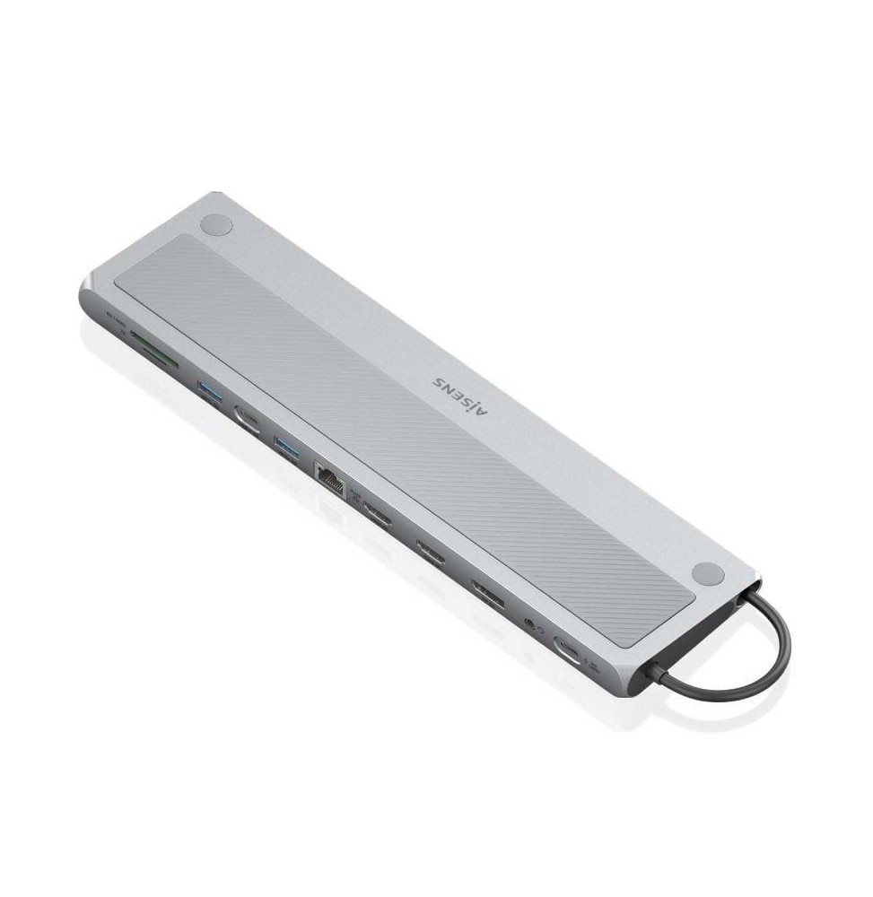 docking usb tipoc aisens asuc12p020gr 2xhdmi 3xusb 1xusb tipoc 1xrj45 1xdisplayport 1xlector tarjetas 1xusb tipoc pd