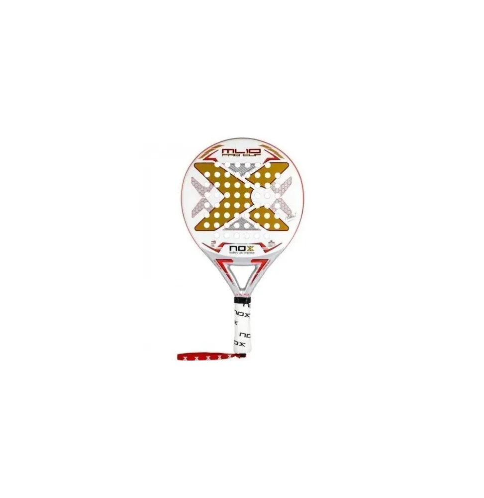 Pala de pádel noxsport ml10 pro cup 2023/ blanca