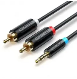 Comprar Cable Estereo Vention BCLBJ Jack 35 Macho 2x RCA Macho 5m Negr