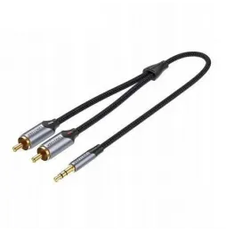 Comprar Cable Estereo Vention BCNBJ Jack 35 Macho 2x RCA Macho 5m Gris