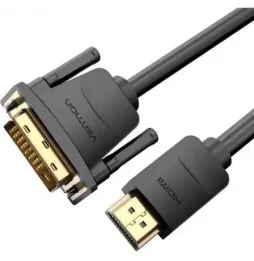 Comprar Cable Conversor Vention ABFBJ DVID Macho HDMI Macho 5m Negro