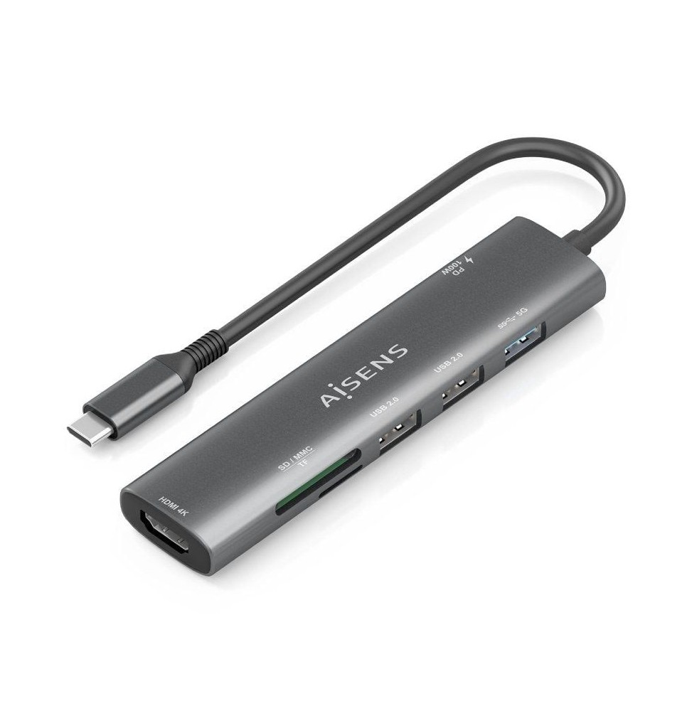 docking usb tipoc aisens asuc7p025gr 1xhdmi 3xusb 1xusb tipoc pd 1xlector tarjetas gris asuc7p027gr docking usb tipoc aisens asuc7p025gr 1xhdmi 3xusb 1xusb tipoc pd 1xlector tarjetas gris asuc7p027gr