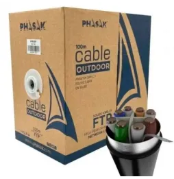Comprar Bobina de Cable RJ45 FTP Phasak PHR 681 Cat6A 100m Gris
