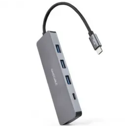 Comprar Hub USB TipoC Nanocable 10164409 3xUSB 1xUSB TipoC Gris