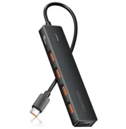Comprar Hub USB 32 Vention CHJBB 4xUSB 1xUSB TipoC