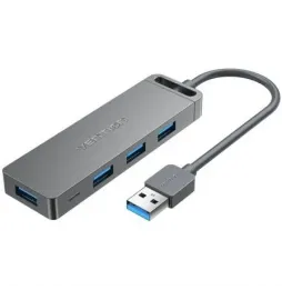 Comprar Hub USB 30 Vention CHLHB 4xUSB 1xMicroUSB PD Gris