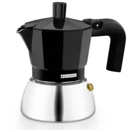 Comprar Cafetera Italiana Monix Induction Inox M863009 9 Tazas Negra