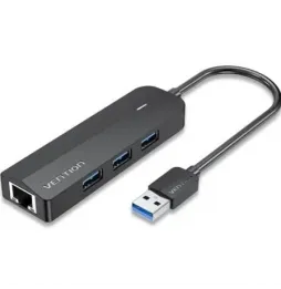 Comprar Hub USB 30 Vention CHNBB RJ45 3xUSB 1xMicroUSB PD