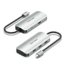 Comprar Hub USB TipoC Vention TNAHB 4xUSB 1xMicroUSB PD