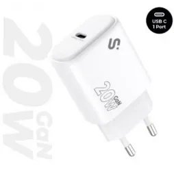 Cargador de Pared GaN Subblim 20W Charger USB C | 1xUSB Tipo-C | 20W