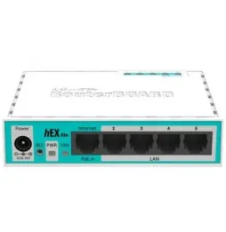 Comprar Router Mikrotik Hex Lite RB750R2 5 Puertos RJ45 10 100 PoE