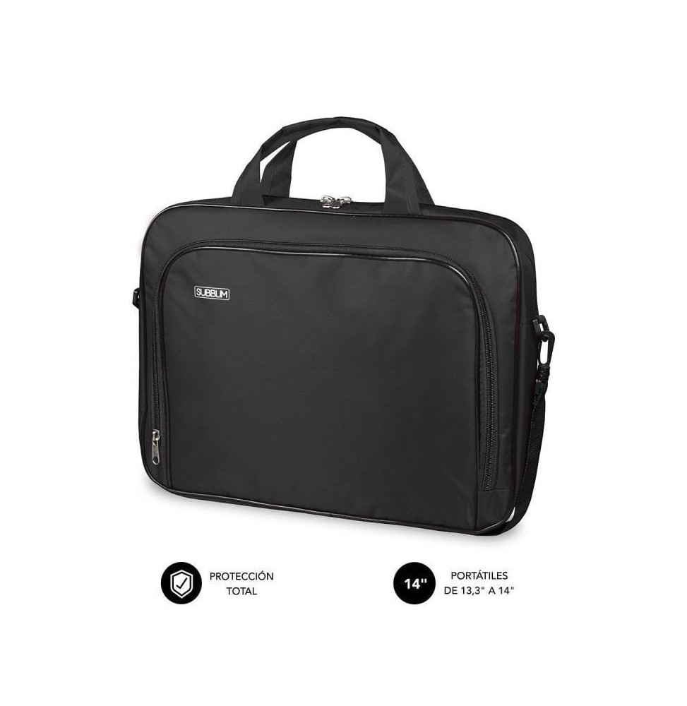 maletin subblim oxford para portatiles hasta 14 negro