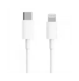 Cable usb 2.0 tipo-c lightning xiaomi bhr4421gl/ usb tipo-c macho - lightning macho/ hasta 18w/ 480mbps/ 1m/ blanco