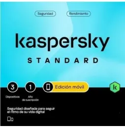 Comprar Kaspersky Standard Mobile para Android 3 Dispositivos 1 Ano