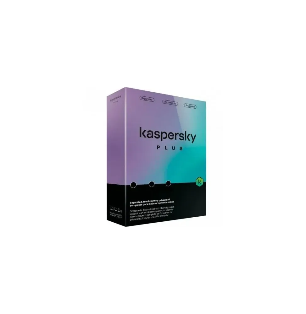 Comprar Antivirus Kaspersky Plus 3 Dispositivos 1 Ano